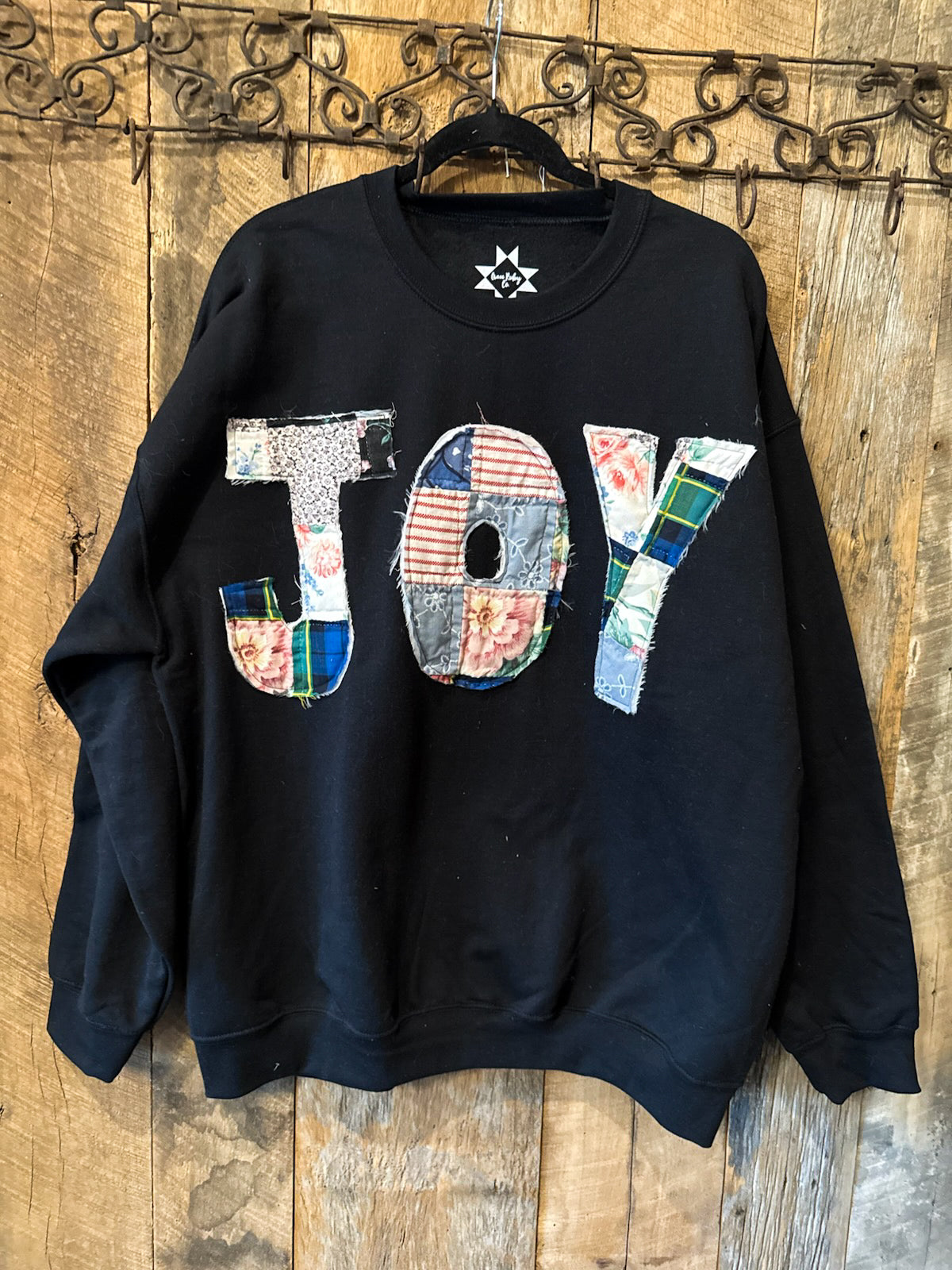 Oversized Joy Sweatshirt (Black)