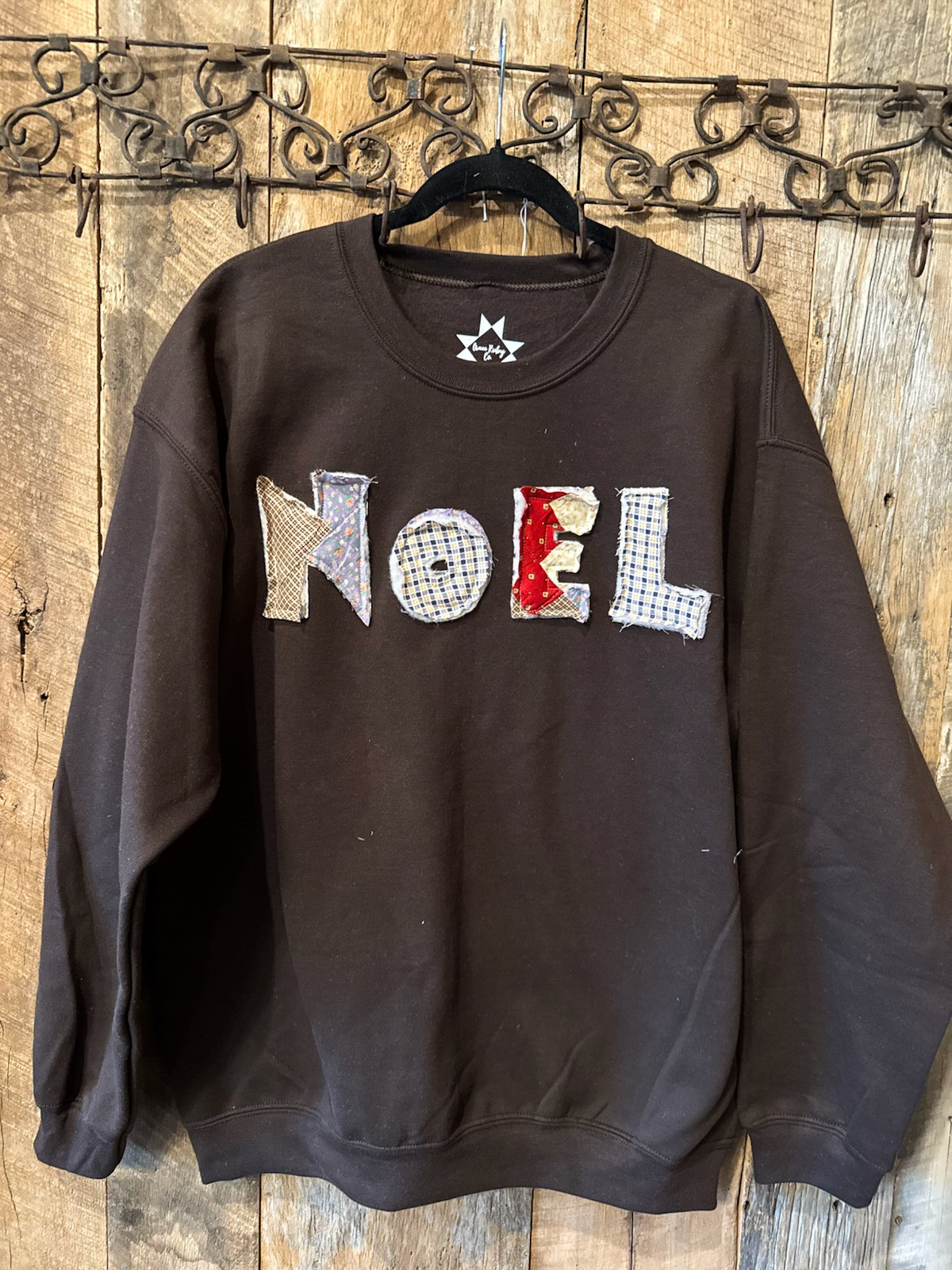 Oversized Noel Sweatshirt (Brown)