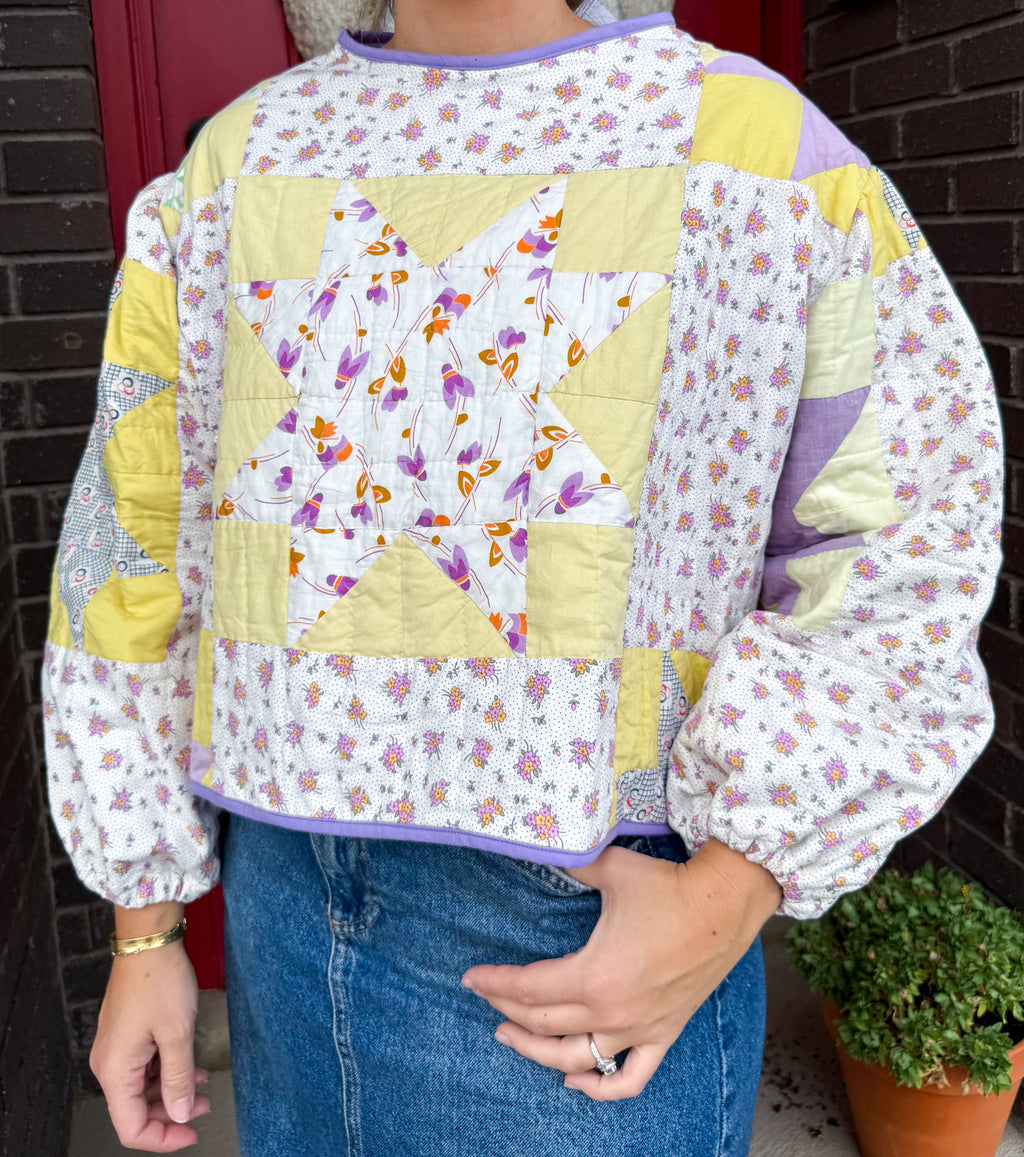 Purple Star Pullover