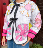 POLKA DOT HOT PINK JACKET