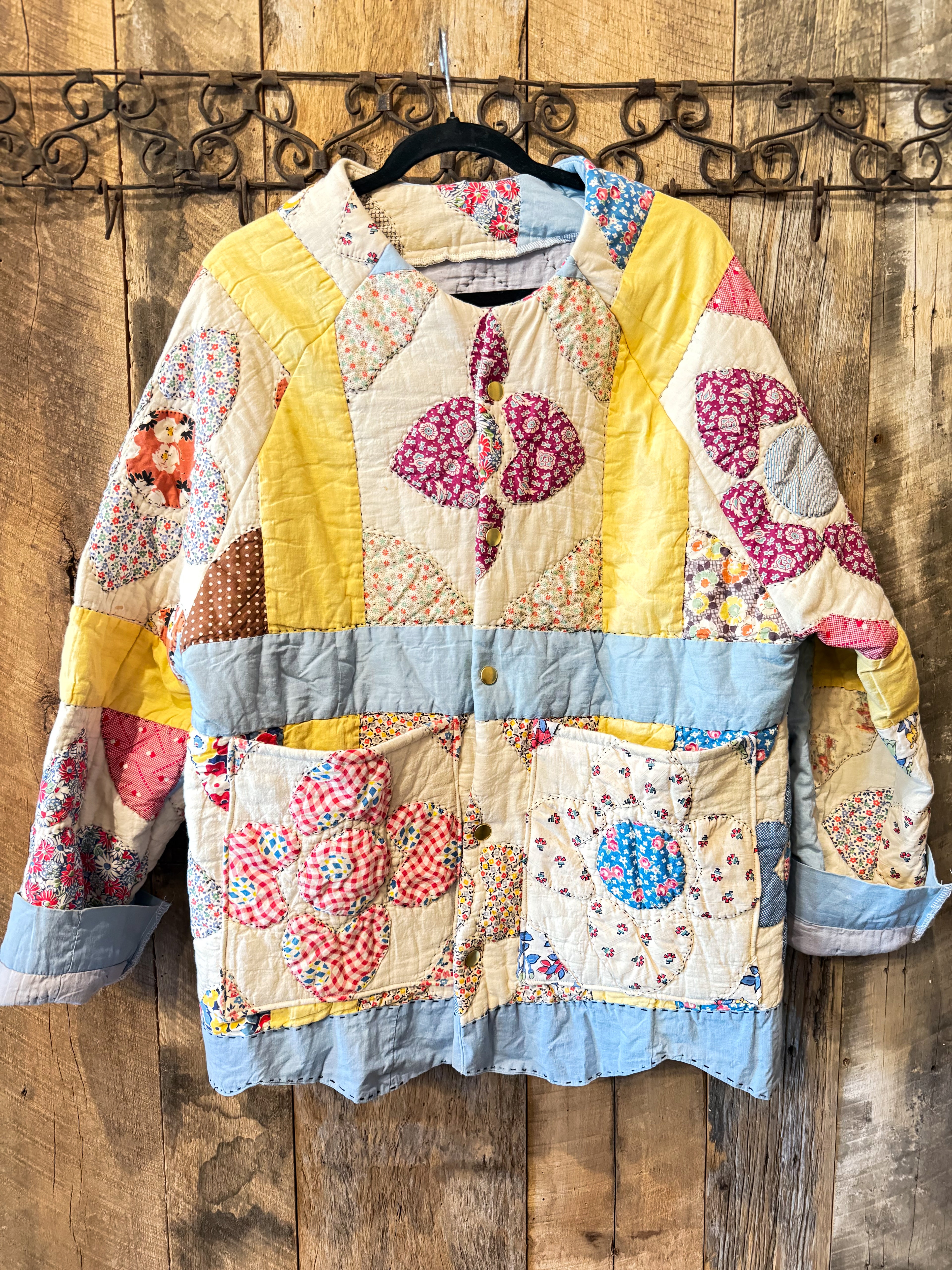 Floral Patchwork Quilt Jacket