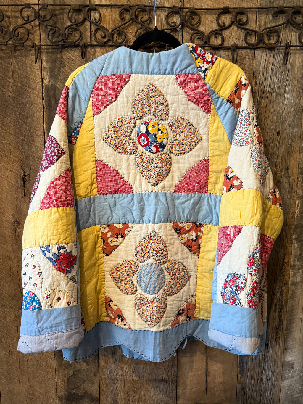 Floral Patchwork Quilt Jacket